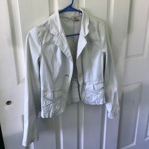 White Jean Jacket (S)